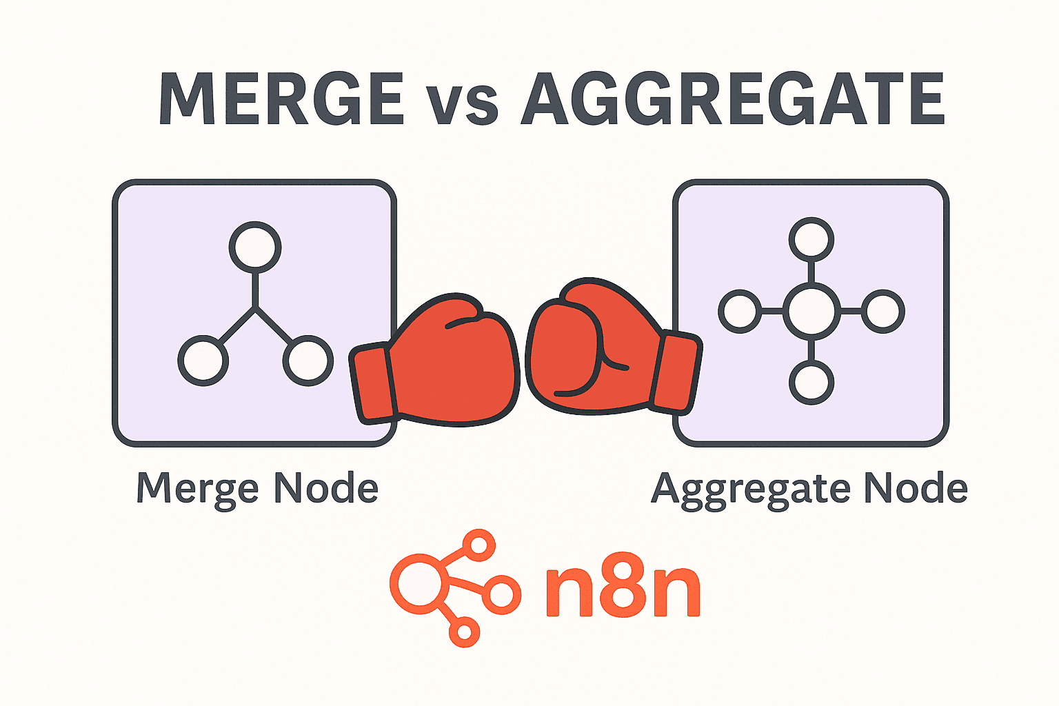 Merge Node vs. Aggregate Node in n8n: A Detailed Comparison